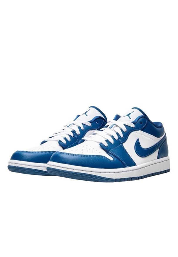 Buty do chodzenia dla dorosłych Air Jordan 1 Low Marina Blue. Kolor: niebieski. Sport: turystyka piesza