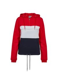Urban Classics - Damska bluza z kapturem urban Classic sweat pull over. Typ kołnierza: kaptur. Kolor: niebieski, czerwony, wielokolorowy #1
