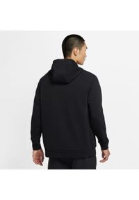 Bluzy sportowa męska Nike Drifit. Typ kołnierza: kaptur. Kolor: czarny. Styl: sportowy