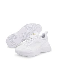 Puma - Sneakersy damskie PUMA CASSIA. Okazja: na spacer, do pracy, na co dzień. Kolor: biały. Sport: turystyka piesza