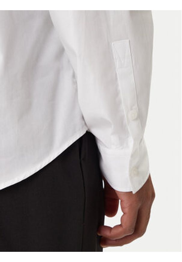 Versace Jeans Couture Koszula 80GALCS0 CNY17 Biały Regular Fit. Kolor: biały. Materiał: bawełna