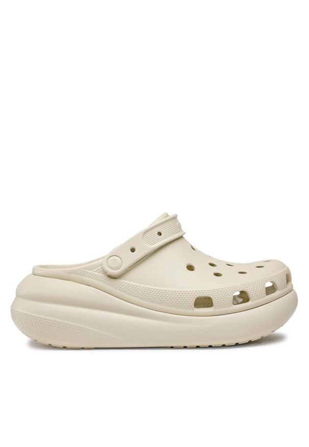 Crocs Klapki Classic Crush Clog 207521 Beżowy. Kolor: beżowy