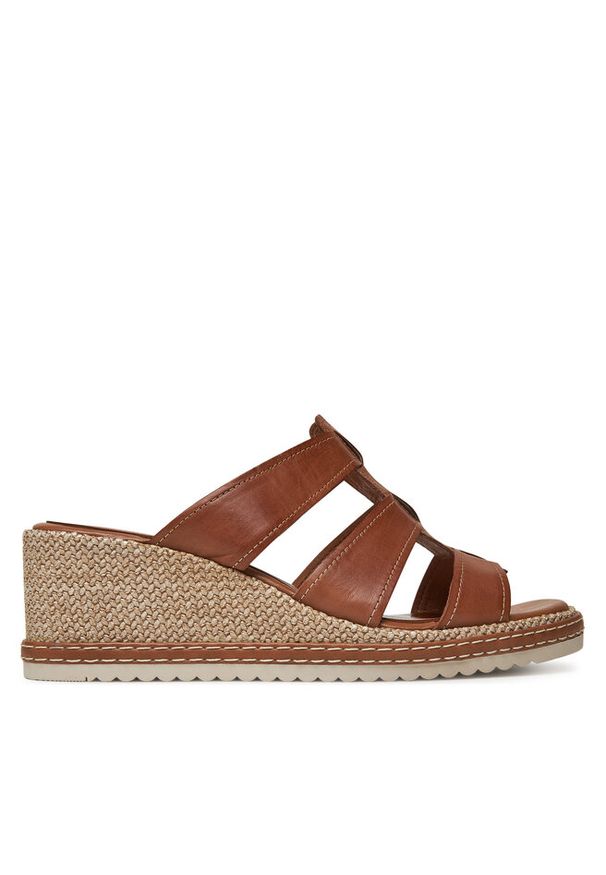 Espadryle Tamaris. Kolor: brązowy