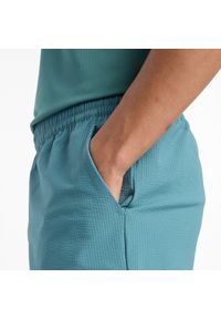 Spodenki męskie New Balance MS51402NUS – niebieskie. Kolor: niebieski. Materiał: tkanina, lycra, materiał, nylon. Sport: tenis #4