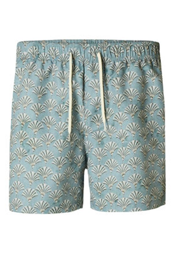 Selected Homme Szorty kąpielowe 16089427 Zielony Comfort Fit. Kolor: zielony. Materiał: syntetyk