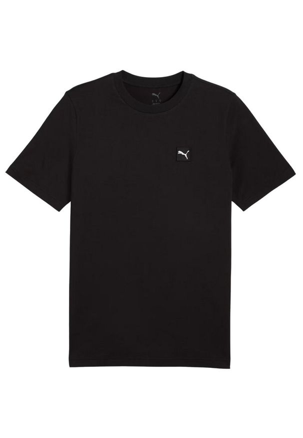 Puma - T-shirt Męski ESS Elevated. Kolor: czarny. Sport: turystyka piesza