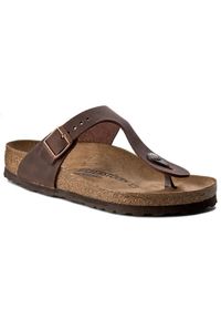 Japonki Birkenstock. Kolor: brązowy