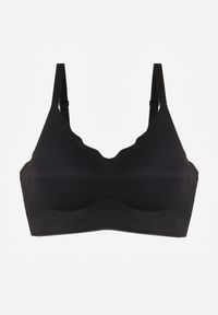 Renee - Czarny Bezszwowy Biustonosz z Usztywnieniem Bez Fiszbin Zeritha. Kolor: czarny. Materiał: tkanina #1