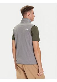 The North Face Kamizelka Glacier NF0A8DQN Szary Regular Fit. Kolor: szary. Materiał: syntetyk