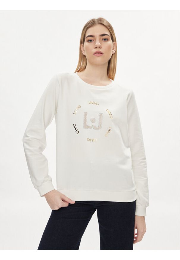 Liu Jo Bluza TA4225 FS090 Écru Regular Fit. Materiał: bawełna