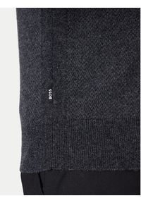 BOSS Kardigan H-Heterno 50549950 Szary Regular Fit. Kolor: szary. Materiał: wełna #5