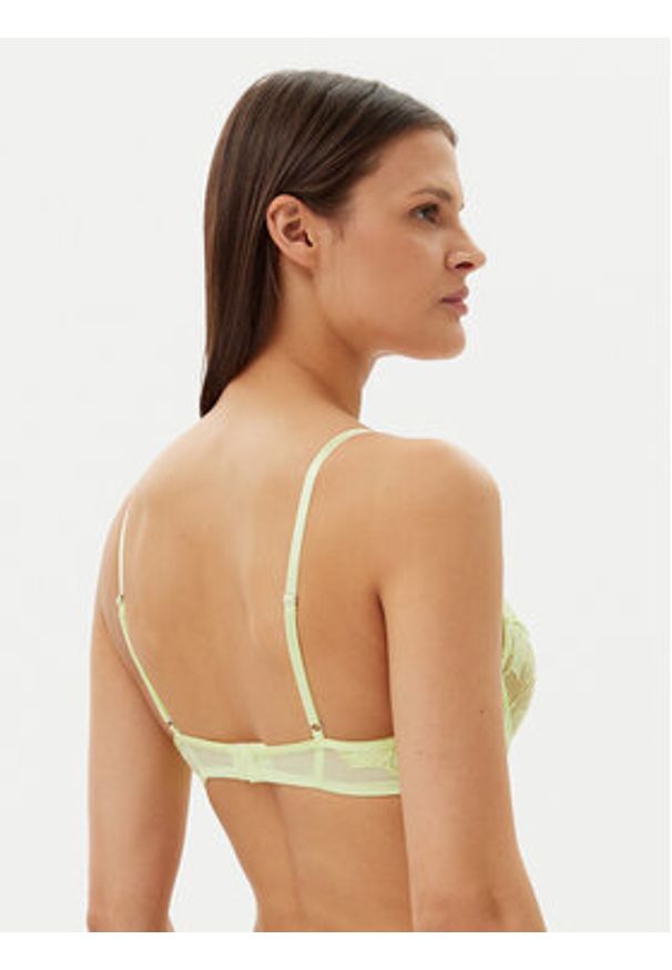 Hunkemöller Biustonosz z fiszbiną Ingrid 300996 Zielony. Kolor: zielony. Materiał: syntetyk