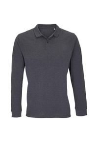 SOL'S - Koszulka Polo Z Długim Rękawem Dla Dorosłych Unisex Planet. Okazja: na co dzień. Typ kołnierza: polo. Kolor: szary, brązowy, wielokolorowy. Długość rękawa: długi rękaw. Długość: długie. Styl: casual