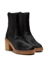 Clarks Botki Cassiano Top 26178668 Czarny. Kolor: czarny. Materiał: skóra