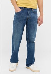 Mustang - Męskie Spodnie Jeansowe MUSTANG Big Sur Straight Denim Blue 1016052 5000 883