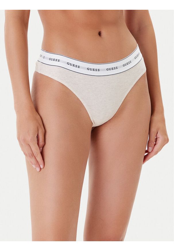 Guess Stringi O97E04 KBBU1 Beżowy. Kolor: beżowy