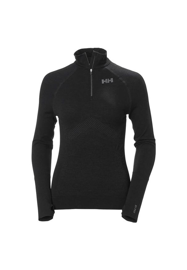 Bluza sportowa damska Helly Hansen H1 Pro Lifa Seamless 1/2 Zip. Kolor: czarny