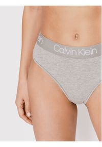 Calvin Klein Underwear Stringi 000QD3754E Szary. Kolor: szary. Materiał: bawełna #2