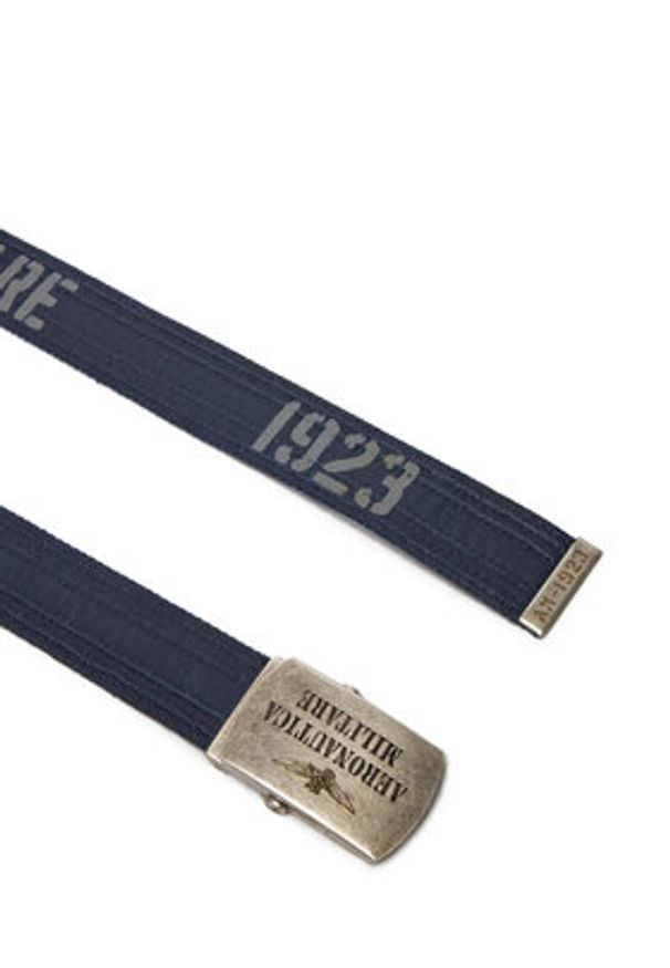 Aeronautica Militare Pasek Męski 252CI0317UCT03585 Granatowy. Kolor: niebieski. Materiał: materiał
