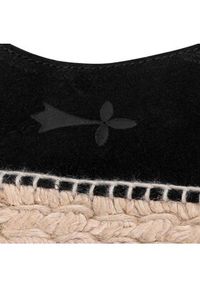 Manebi Espadryle Sneakers D K 1.0 E0 Czarny. Kolor: czarny. Materiał: skóra, zamsz