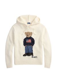 Polo Ralph Lauren Sweter 211A96253001 Écru Relaxed Fit. Typ kołnierza: polo. Materiał: bawełna #2