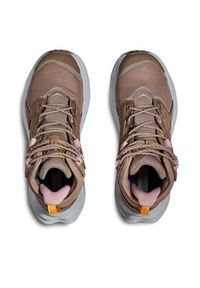 HOKA - Hoka Trekkingi Anacapa 2 Mid Gtx GORE-TEX 1142831 Brązowy. Kolor: brązowy. Materiał: skóra, nubuk