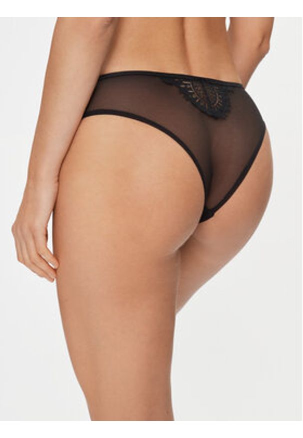 Hunkemöller Figi brazylijskie Mirabella Brazilian R 203540 Czarny. Kolor: czarny. Materiał: syntetyk