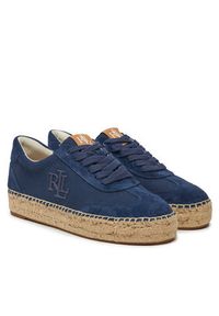 Lauren Ralph Lauren - LAUREN RALPH LAUREN Espadryle Luize 802959231001 Granatowy. Kolor: niebieski. Materiał: skóra, zamsz #6