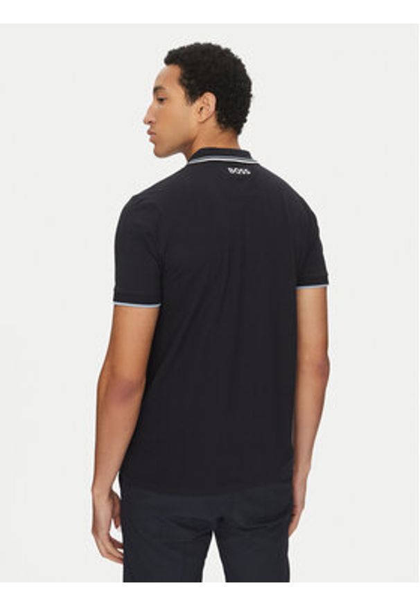 BOSS Polo Paddy Pro 50469102 Granatowy Regular Fit. Typ kołnierza: polo. Kolor: niebieski. Materiał: syntetyk, bawełna