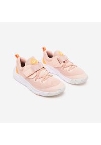 Buty dla dzieci Decathlon Playful Fast Scratch. Kolor: niebieski, różowy, pomarańczowy, wielokolorowy. Materiał: tkanina. Szerokość cholewki: normalna. Sport: turystyka piesza