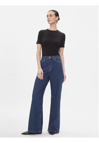 Calvin Klein Jeansy High Rise Wide - Mid Blue K20K206304 Niebieski Relaxed Fit. Kolor: niebieski