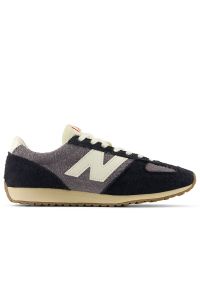 Buty unisex New Balance U471PSD - czarne. Kolor: czarny. Materiał: guma, skóra, zamsz, materiał, syntetyk. Szerokość cholewki: normalna. Wzór: jodełka