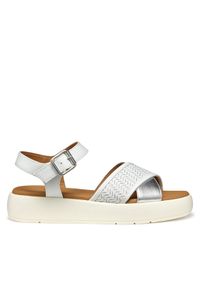 Geox Sandały D Camalei D550NF 0BCDS C1000 Biały. Kolor: biały. Materiał: skóra
