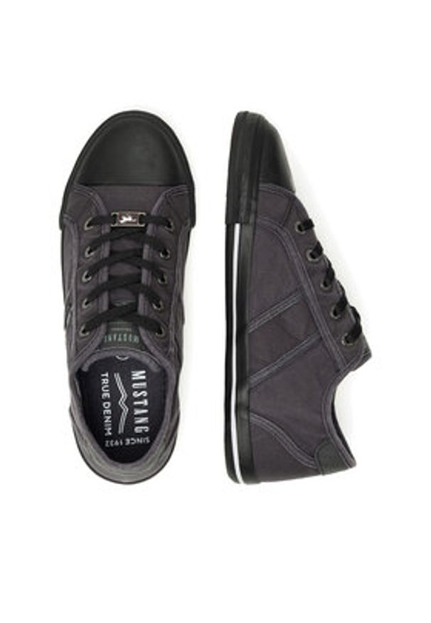 Mustang Trampki 1099-310 Szary. Kolor: szary. Materiał: materiał