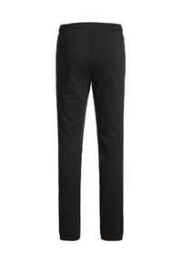 Jack&Jones Junior Spodnie dresowe 12237173 Czarny Comfort Fit. Kolor: czarny. Materiał: bawełna, dresówka, syntetyk #3