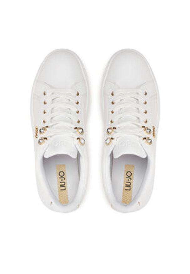 Liu Jo Sneakersy Selma 11 BF4073 P0102 Biały. Kolor: biały. Materiał: skóra
