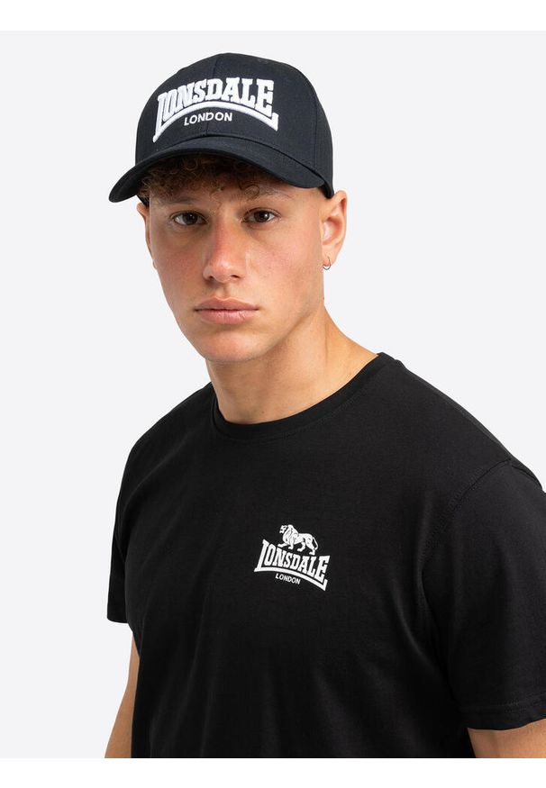 Czapka z daszkiem Lonsdale Flixton. Kolor: wielokolorowy, biały, czarny