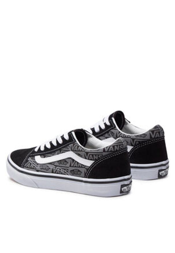 Vans Tenisówki Jn Old Skool VN0A5EE6N421 Czarny. Kolor: czarny. Materiał: materiał