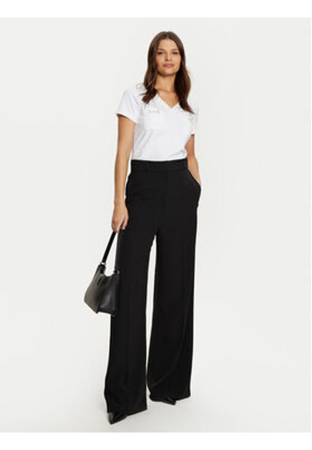 Marciano Guess T-Shirt 5RGI03 6008A Biały Regular Fit. Kolor: biały. Materiał: bawełna