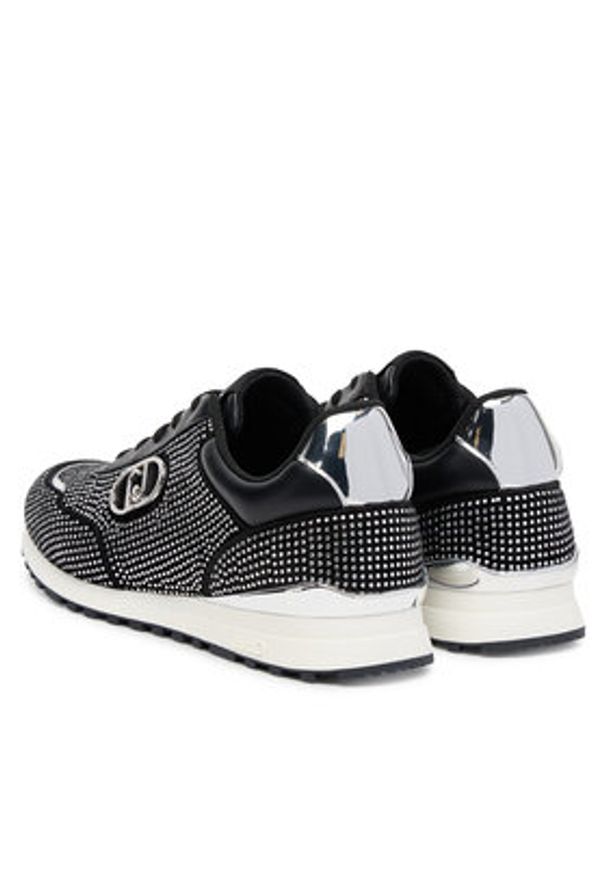 Liu Jo Sneakersy Low 01 BF5013 TX365 Czarny. Kolor: czarny. Materiał: skóra