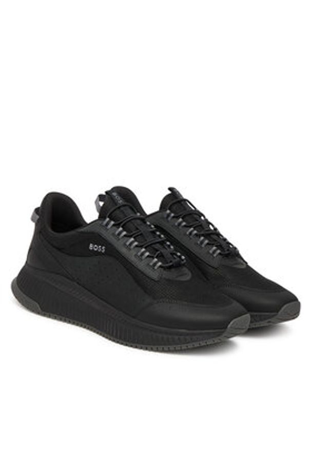 BOSS Sneakersy Ttnm Evo 50552894 Czarny. Kolor: czarny. Materiał: materiał