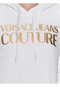 Versace Jeans Couture Bluza 74HAIT01 Biały Regular Fit. Typ kołnierza: kołnierzyk włoski. Kolor: biały. Materiał: bawełna #5