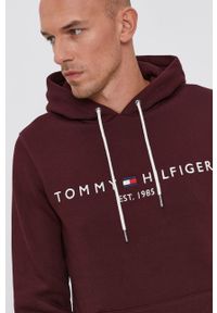 TOMMY HILFIGER - Tommy Hilfiger - Bluza. Okazja: na co dzień. Kolor: czerwony. Styl: casual #1