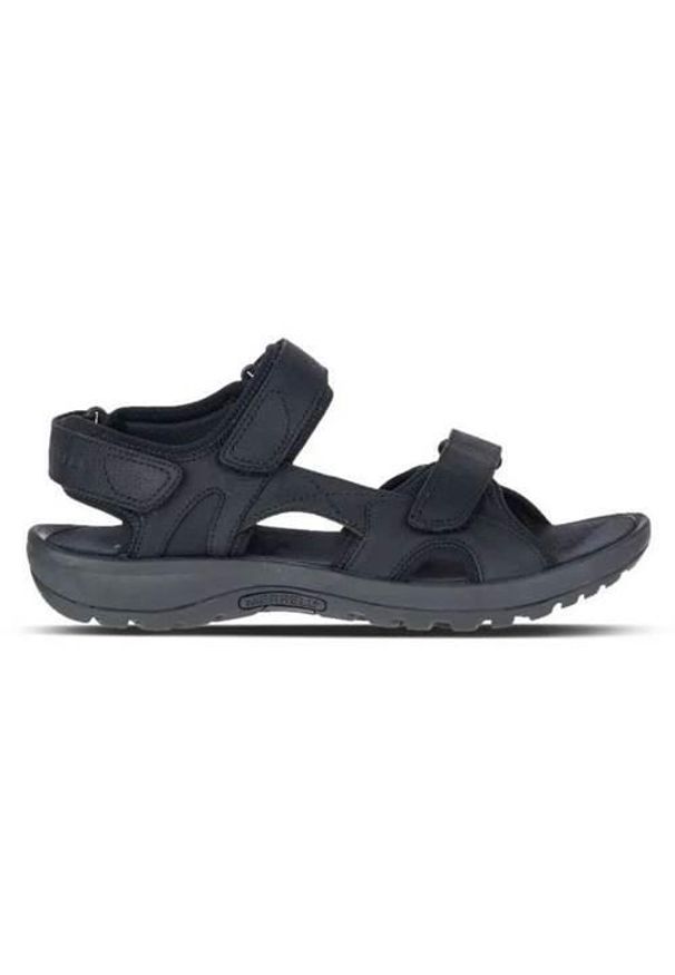 Buty do chodzenia męskie Merrell Sandspur 2 Convert. Zapięcie: rzepy. Kolor: czarny. Materiał: tkanina, skóra, guma. Sport: turystyka piesza