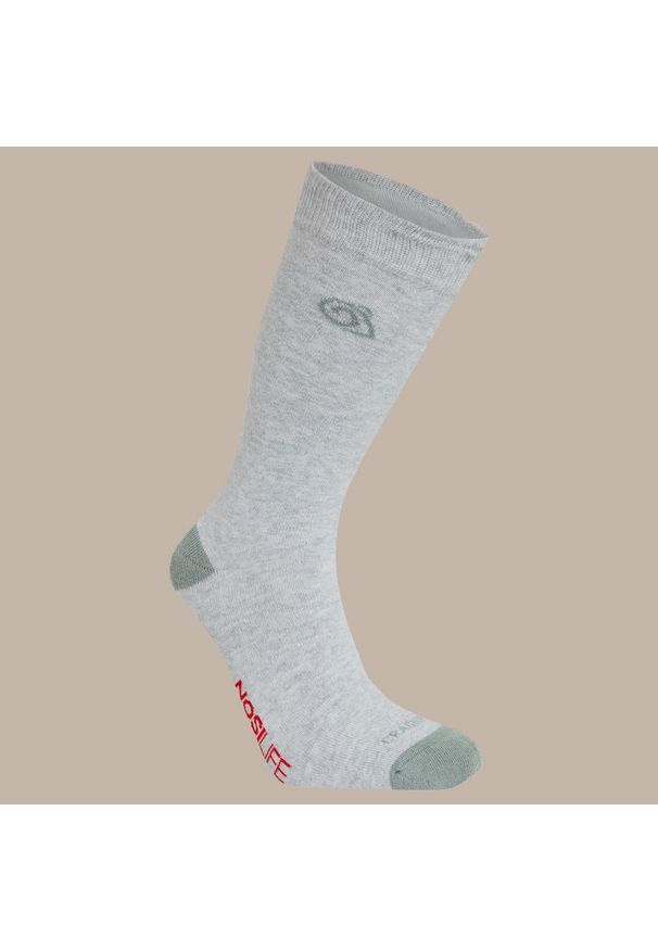 CRAGHOPPERS - Skarpety turystyczne Craghoppers NosiLife Travel Single Pack Socks. Kolor: szary. Sport: turystyka piesza