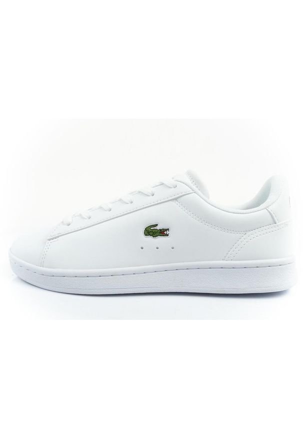 Buty damskie sportowe Lacoste Carnaby trampki. Kolor: biały