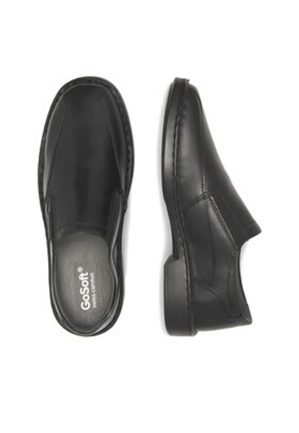 Go Soft Półbuty GARY-01 MI18 Czarny. Kolor: czarny. Materiał: skóra