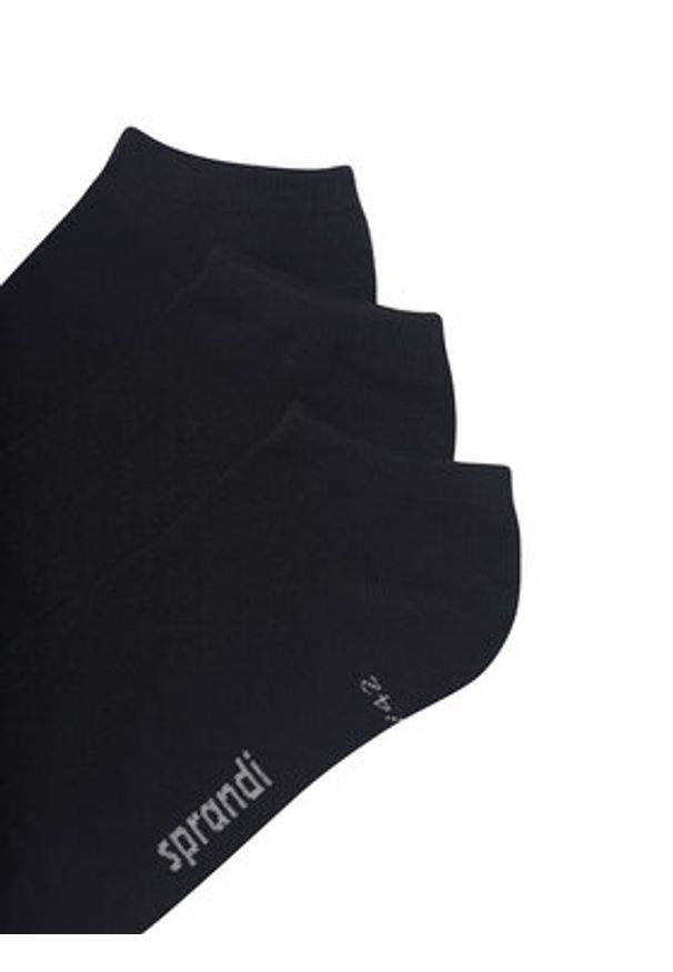 Sprandi Zestaw 3 par niskich skarpet unisex 0MB-002-AW23 (3-pack) Czarny. Kolor: czarny. Materiał: bawełna