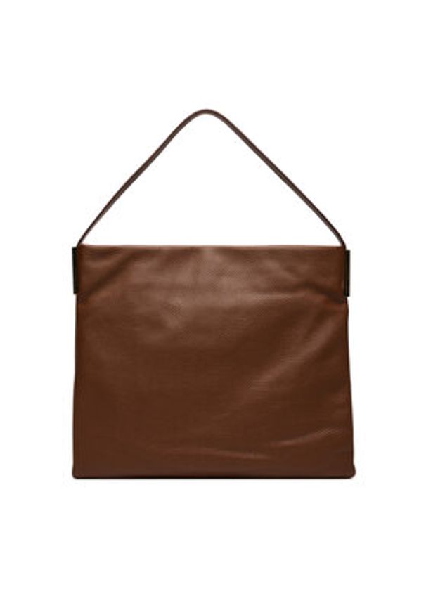 Elisabetta Franchi Torebka BS-47N-56E2-V650 Brązowy. Kolor: brązowy. Materiał: skórzane