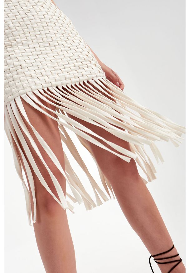 Pinko - Sukienka Spoleto PINKO. Materiał: włókno, tkanina, wiskoza. Długość rękawa: bez ramiączek. Długość: mini